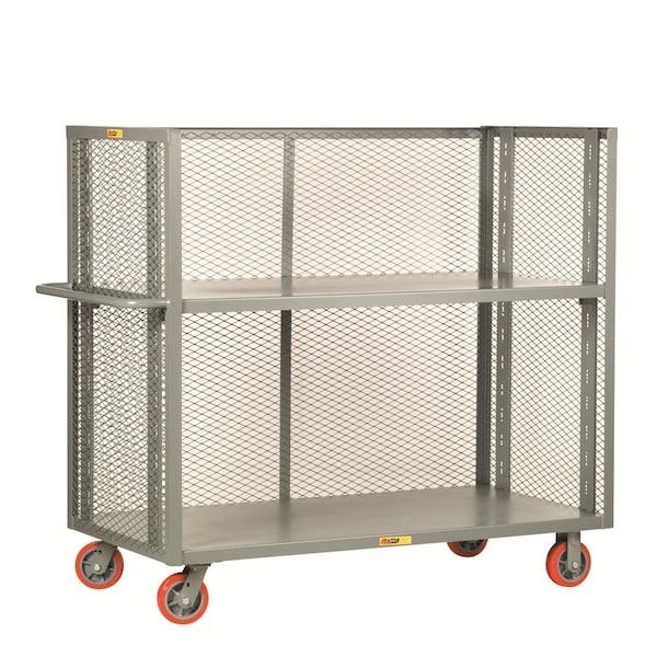 Adjustable Shelf Truck, Steel, 3600 lb Load Capacity, 54 in L, 24 in W, 57 in H